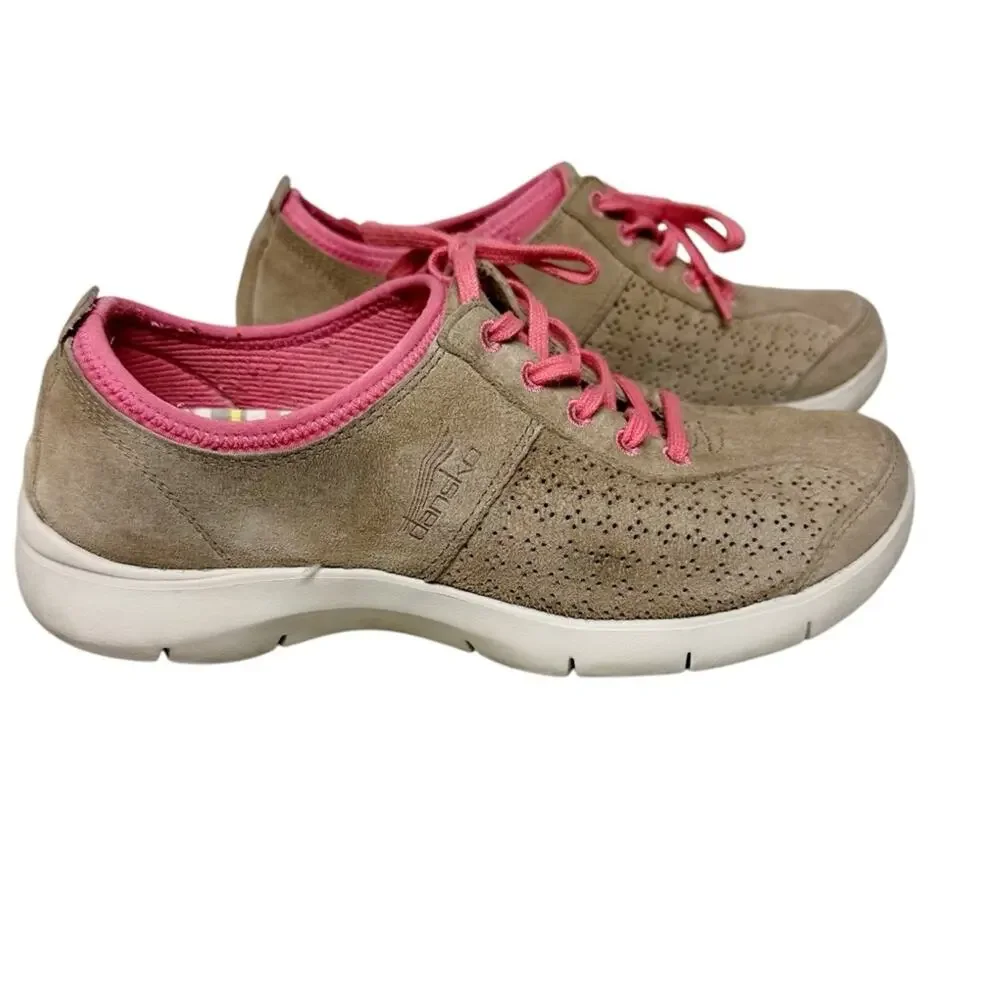 Dansko ‘Elise’ Suede Comfort Walking Shoes Oxford Sneaker